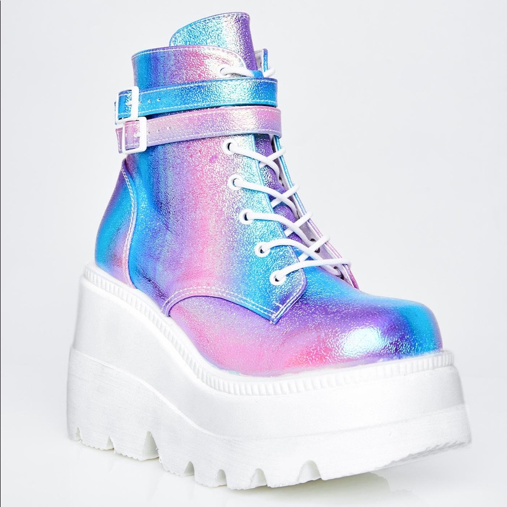 Demonia x Dolls Kill Fairy Technopagan Boots